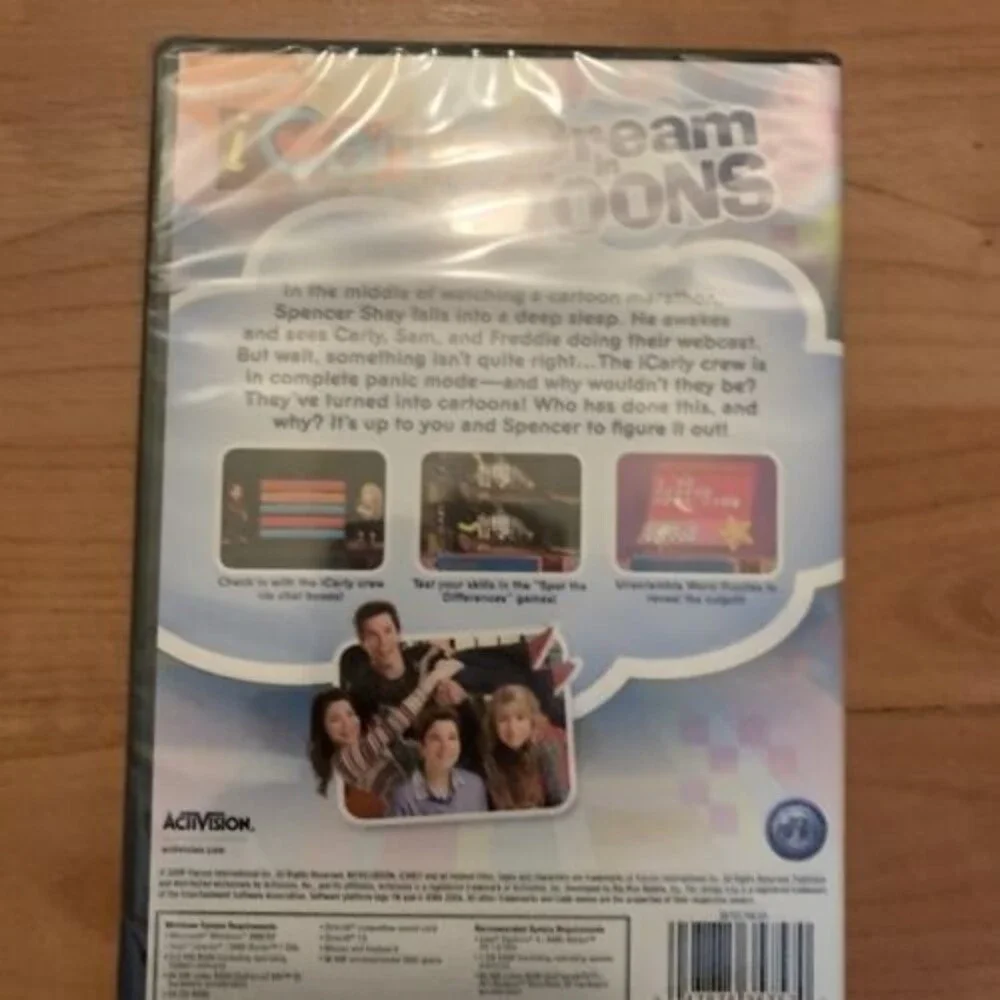 Nickelodeon iCarly iDream in Toons PC Video Game CD-ROM 2009